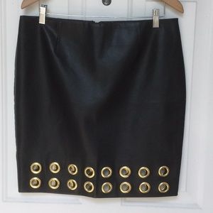 Vegan Leather Skirt Size 12